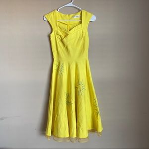 Inside Out Joy Inspired Dress (Custom Painted)
